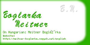 boglarka meitner business card